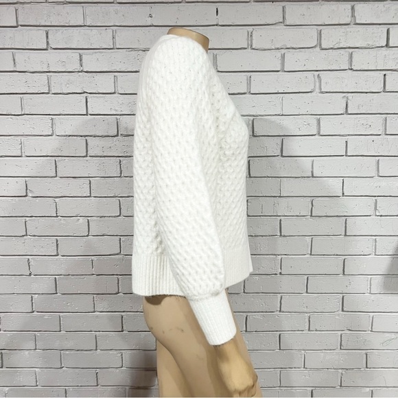 Line and Dot Women’s White Sweater - Picture 8 of 10